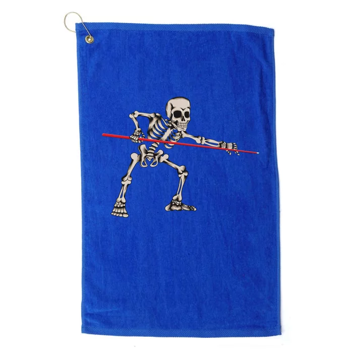 Billiard Kö Skeleton Halloween Fan Costume Snooker Outfit Gift Platinum Collection Golf Towel