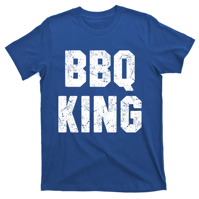 Bbq King Smoker Meat Dad Joke Grilling Funny Grill Gift Cool Gift T-Shirt