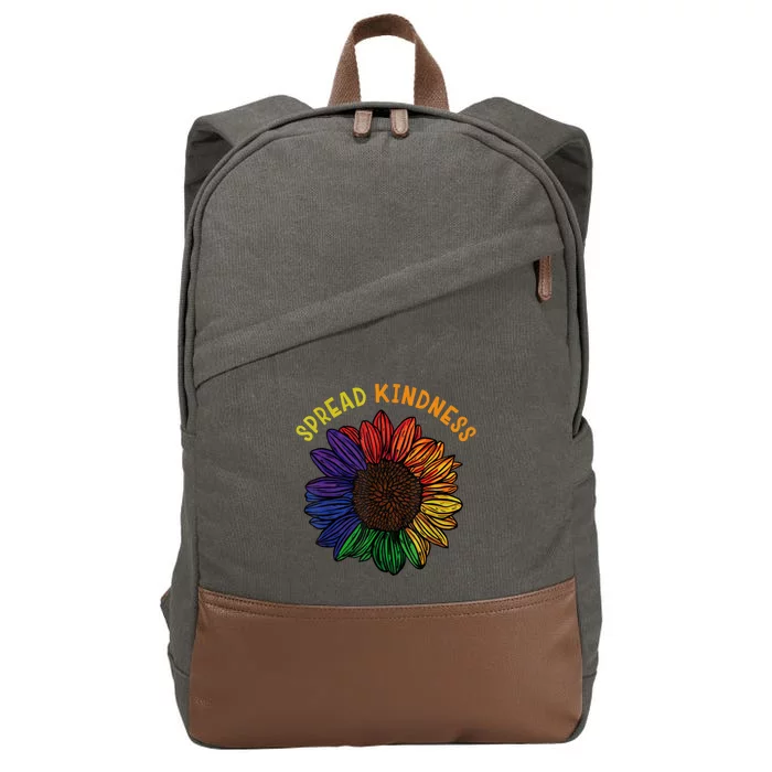 Be Kind Spread Kindness Cotton Canvas Backpack