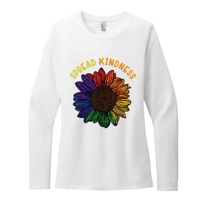 Be Kind Spread Kindness Womens CVC Long Sleeve Shirt