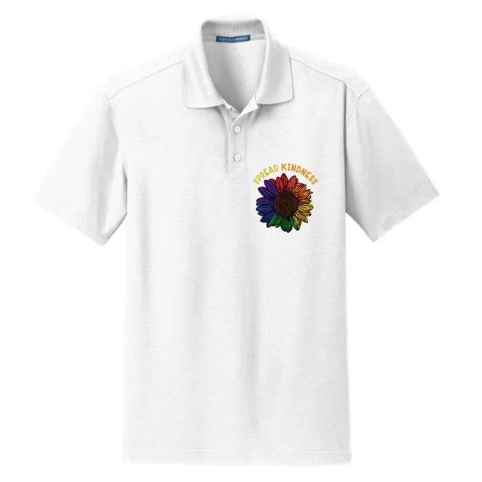 Be Kind Spread Kindness Dry Zone Grid Performance Polo