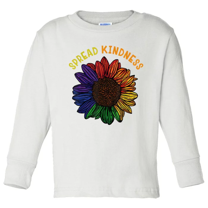 Be Kind Spread Kindness Toddler Long Sleeve Shirt