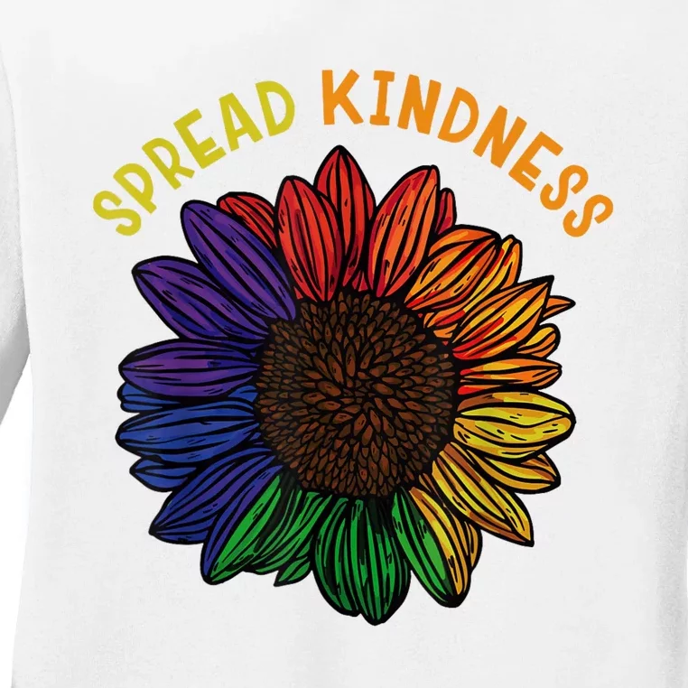 Be Kind Spread Kindness Ladies Long Sleeve Shirt