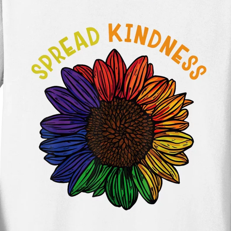 Be Kind Spread Kindness Kids Long Sleeve Shirt