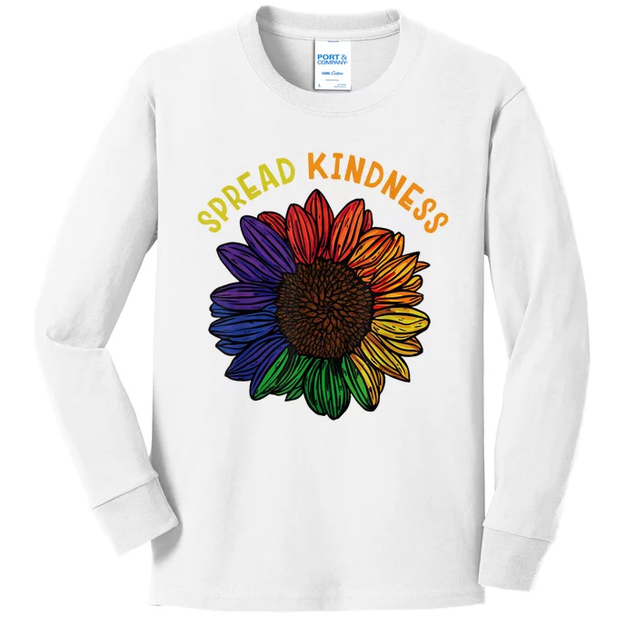 Be Kind Spread Kindness Kids Long Sleeve Shirt