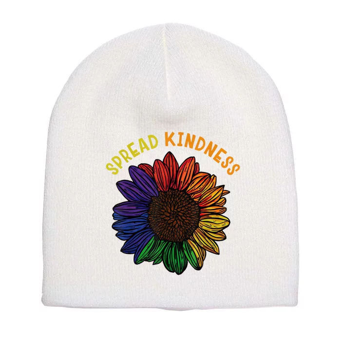 Be Kind Spread Kindness Short Acrylic Beanie