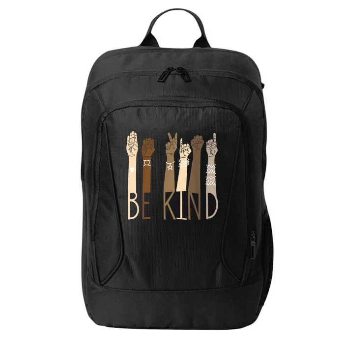 Be Kind Sign Language Hand Talking Teachers Interpreter Asl Great Gift City Backpack