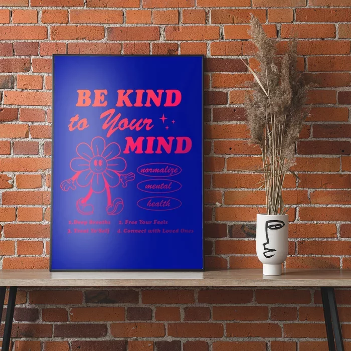 Be Kind To Your Mind Quote Aesthetic Trend Gift Poster