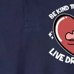 Be Kind To Your Mind Live Drug Free Softstyle Adult Sport Polo