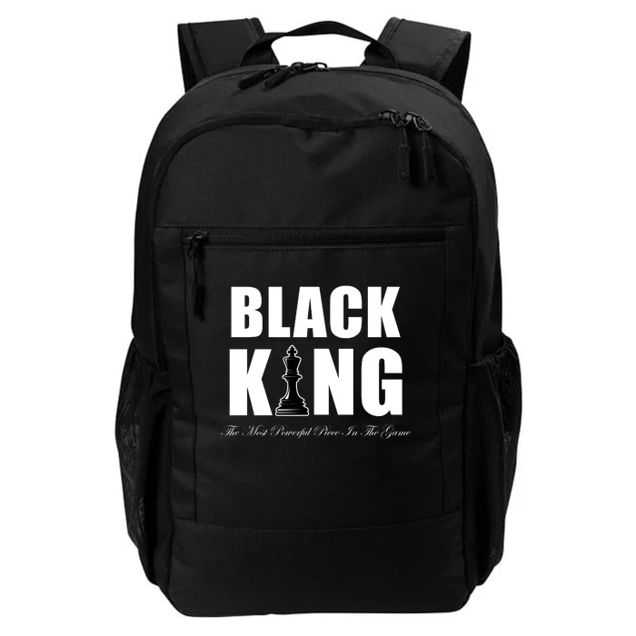 Black King The Most Powerful Piece In The Game African Pride Daily Commute Backpack