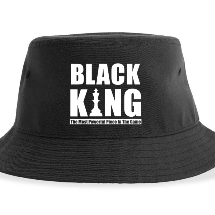 Black King The Most Powerful Piece In The Game Sustainable Bucket Hat