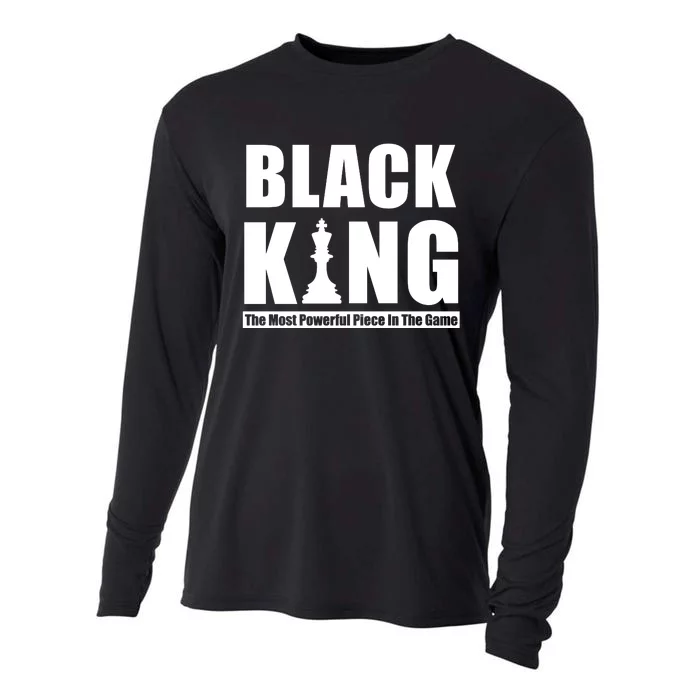 Black King The Most Powerful Piece In The Game Cooling Performance Long Sleeve Crew