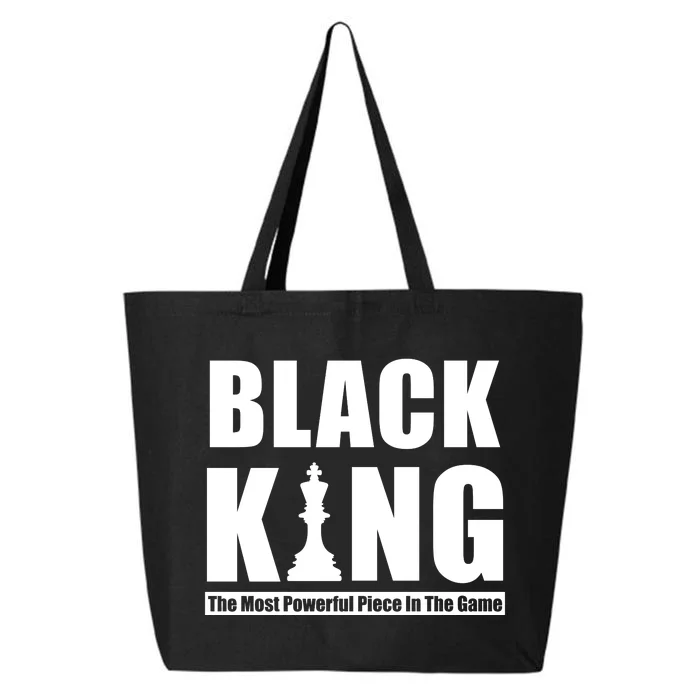 Black King The Most Powerful Piece In The Game 25L Jumbo Tote