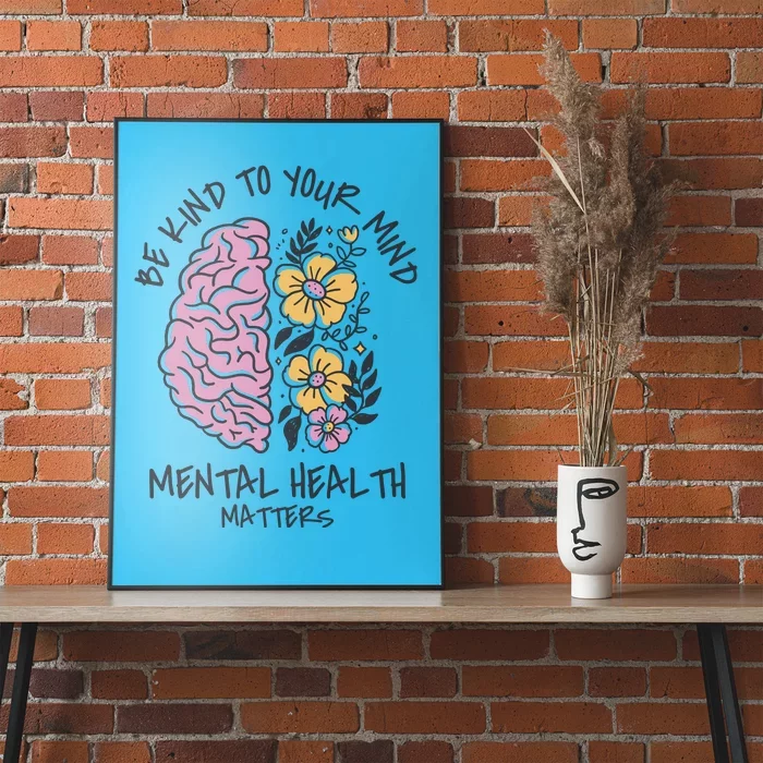 Be Kind To Your Mind Mental Health Matters Poster