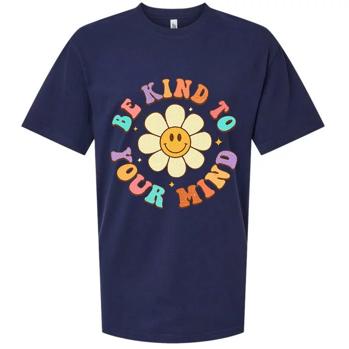 Be Kind To Your Mind Mental Health Sueded Cloud Jersey T-Shirt