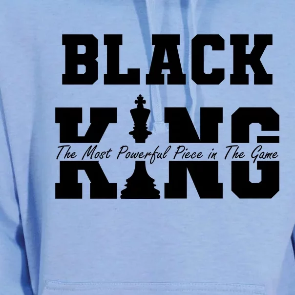 Black King The Most Powerful Piece In The Game Black History Unisex Surf Hoodie