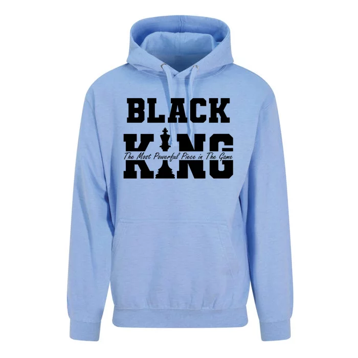 Black King The Most Powerful Piece In The Game Black History Unisex Surf Hoodie