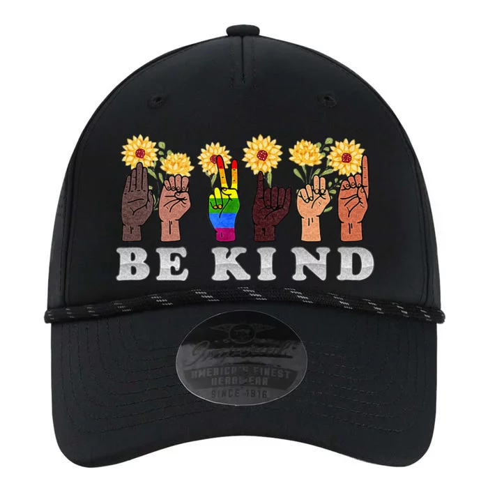 Be Kind To All Humankind Spelled Out With ASL Alphabet Performance The Dyno Cap