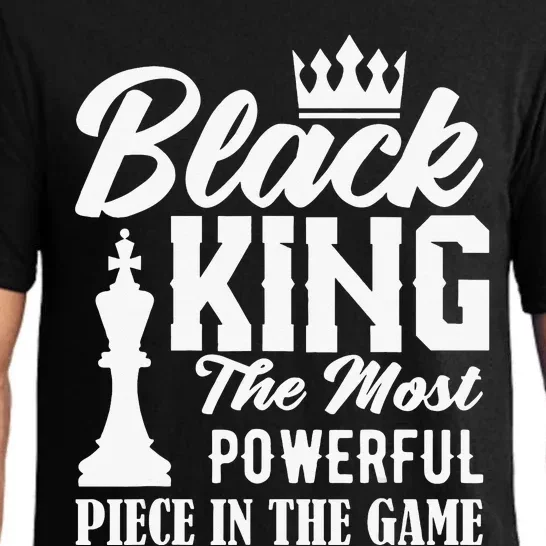 Black King The Most Powerful Piece in The Game Pajama Set