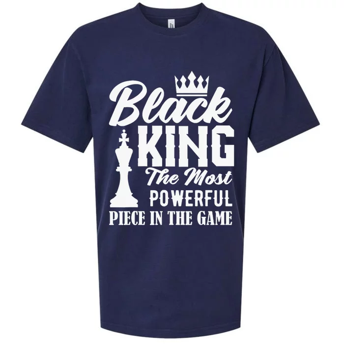 Black King The Most Powerful Piece in The Game Sueded Cloud Jersey T-Shirt