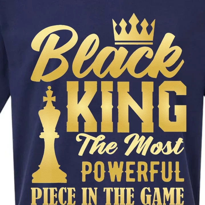 Black King The Most Powerful Piece in The Game Sueded Cloud Jersey T-Shirt