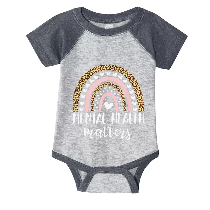 Be Kind To Your Mind Rainbow Mental Health Matters Awareness Infant Baby Jersey Bodysuit