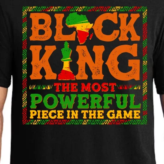 Black King The Most Powerful Piece In The Game Celebrate Black History Pajama Set