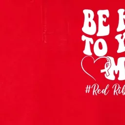 Be Kind To Your Mind Red Ribbon Week Groovy Softstyle Adult Sport Polo