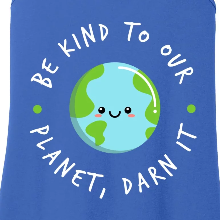 Be Kind To Our Planet Sustainable Cool Gift Ladies Essential Tank