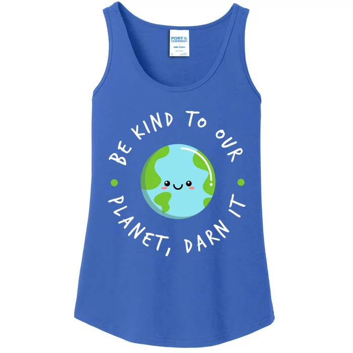 Be Kind To Our Planet Sustainable Cool Gift Ladies Essential Tank