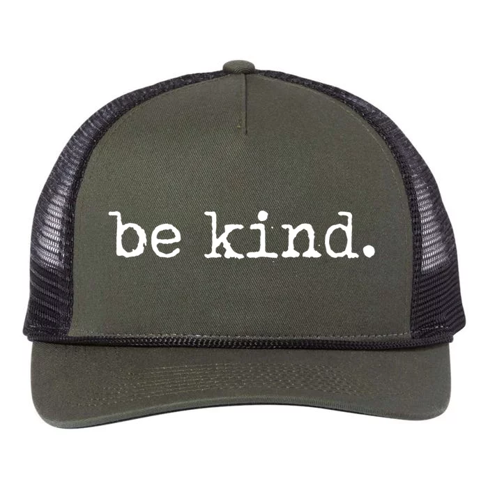 Be Kind Tshirt Retro Rope Trucker Hat Cap