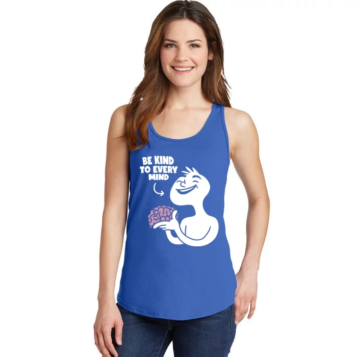 Be Kind To Every Mind National Stress Awareness Brain Gift Ladies Essential Tank