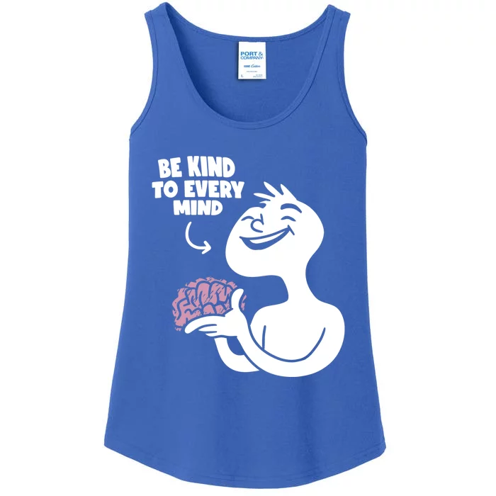 Be Kind To Every Mind National Stress Awareness Brain Gift Ladies Essential Tank