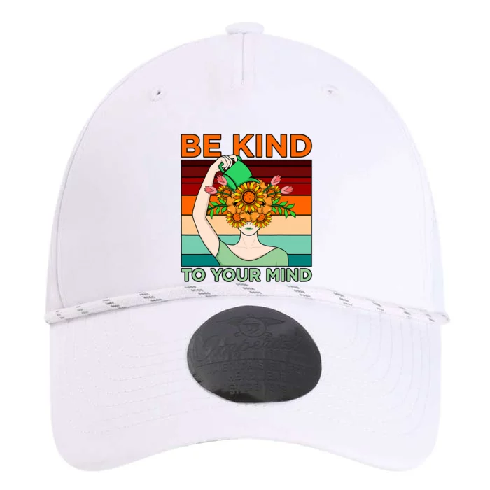 Be Kind To Mind Mental Health Awareness Supporter Graphic Performance The Dyno Cap