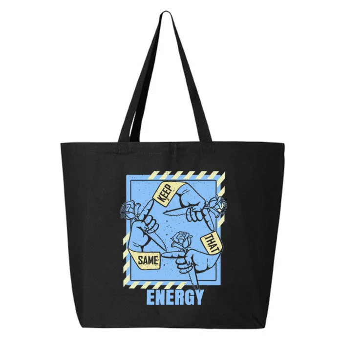 Blue Keep That Same Energy Color 25L Jumbo Tote