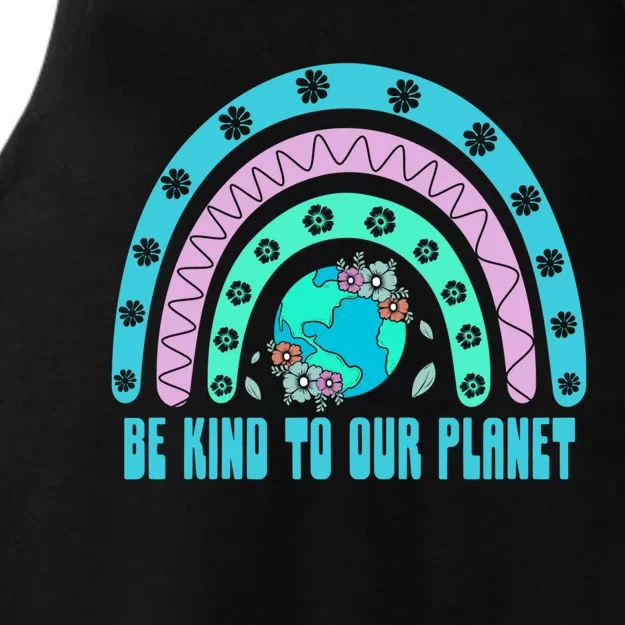 Be Kind To Our Planet Ecology Wildlife Ecosystem Outdoor Cool Gift Ladies Tri-Blend Wicking Tank