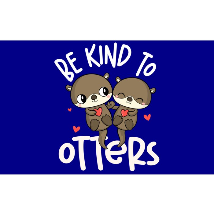 Be Kind To Otters Cool Gift Funny Otter Gift Bumper Sticker