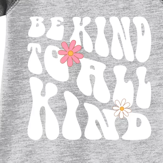 Be Kind To All Kind Retro Quote Infant Baby Jersey Bodysuit