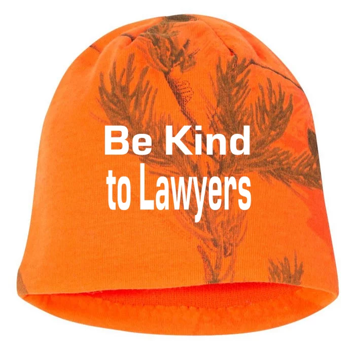 Be Kind To Lawyers Funny Lawyers Gear Meaningful Gift Kati - Camo Knit Beanie