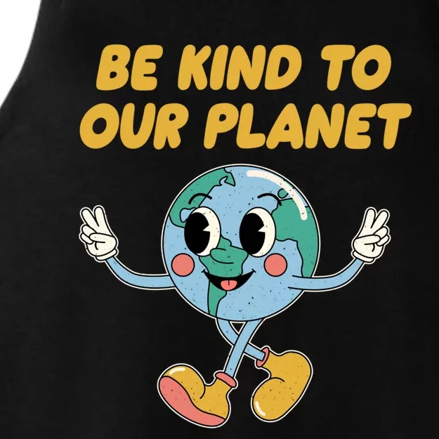 Be Kind To Our Planet Ecology Wildlife Ecosystem Outdoor Cool Gift Ladies Tri-Blend Wicking Tank