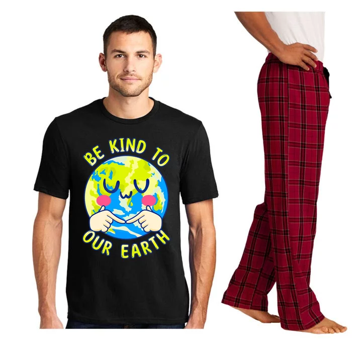 Be Kind To Our Earth Gift Fun Earth Day Planet Environt Gift Pajama Set