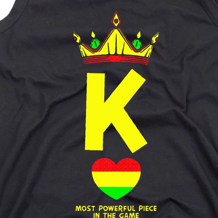 Black King The Most Powerful Piece In The Game Juneteenth Tank Top