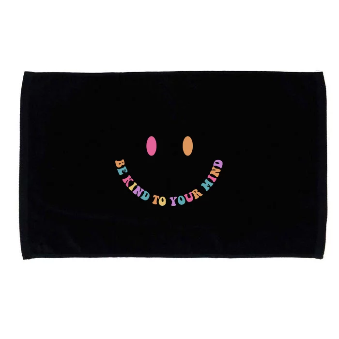 Be Kind To Your Kind Mental Health Matters Back & Front Front & Back Microfiber Hand Towel