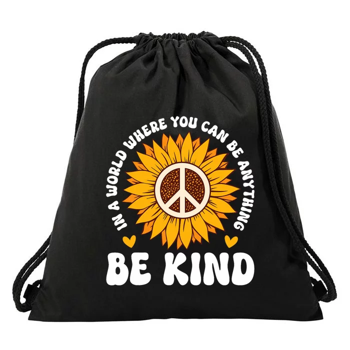 Be Kind Unity Day Orange Anti Bullying Unity Day Drawstring Bag