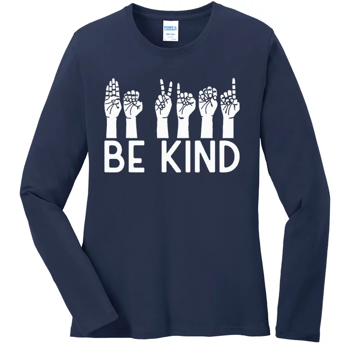 Be Kind Unity Day Orange Anti Bullying Unity day Ladies Long Sleeve Shirt