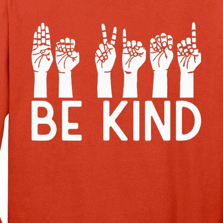 Be Kind Unity Day Orange Anti Bullying Unity day Tall Long Sleeve T-Shirt