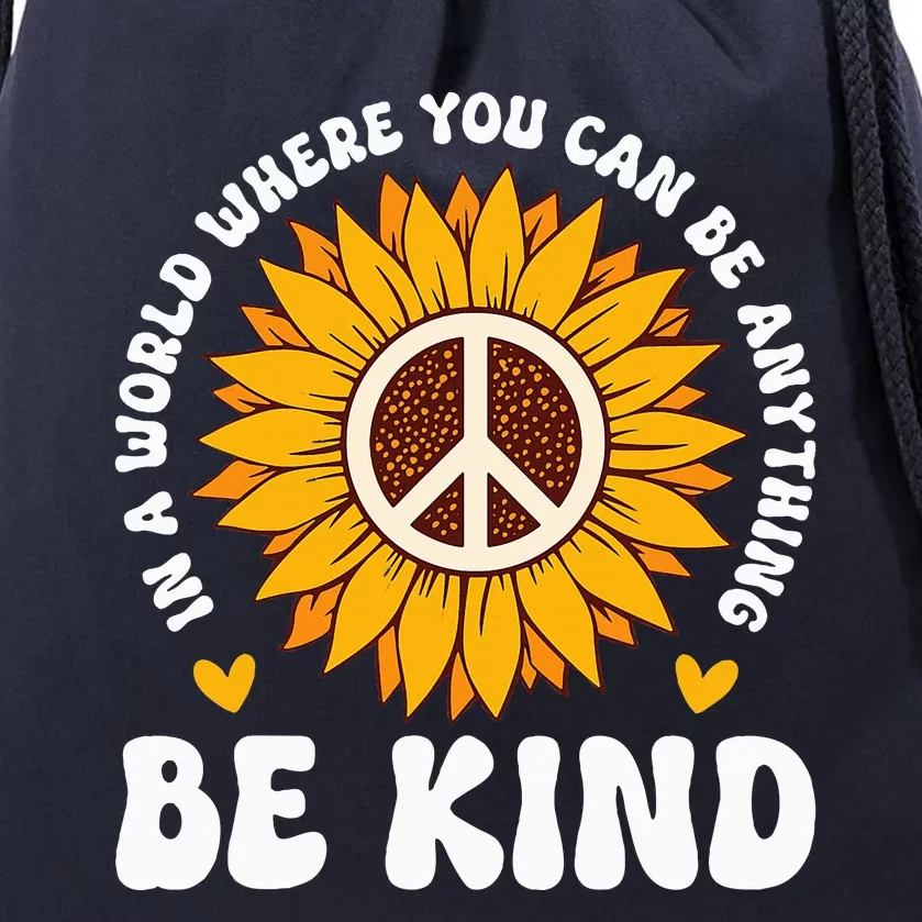 Be Kind Unity Day Orange Anti Bullying Drawstring Bag