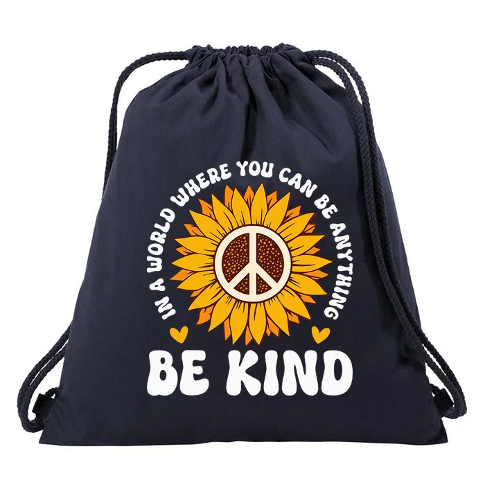 Be Kind Unity Day Orange Anti Bullying Drawstring Bag