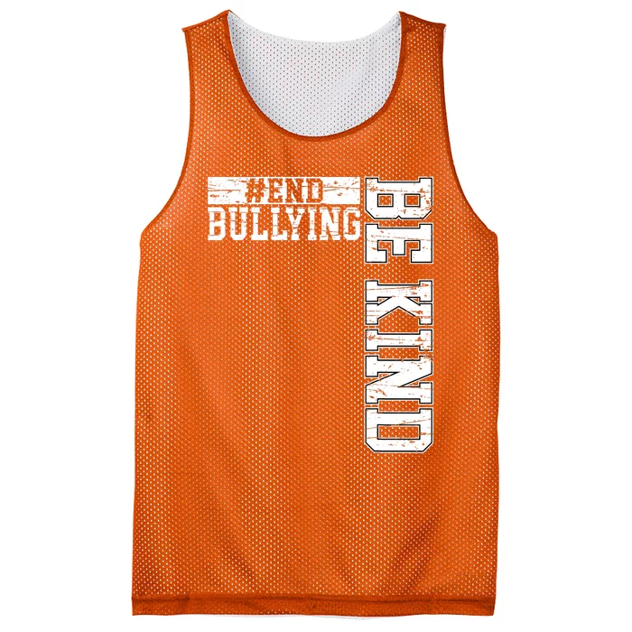 Be Kind Unity Day Orange Anti Bullying Kids Unity Day Mesh Reversible Basketball Jersey Tank