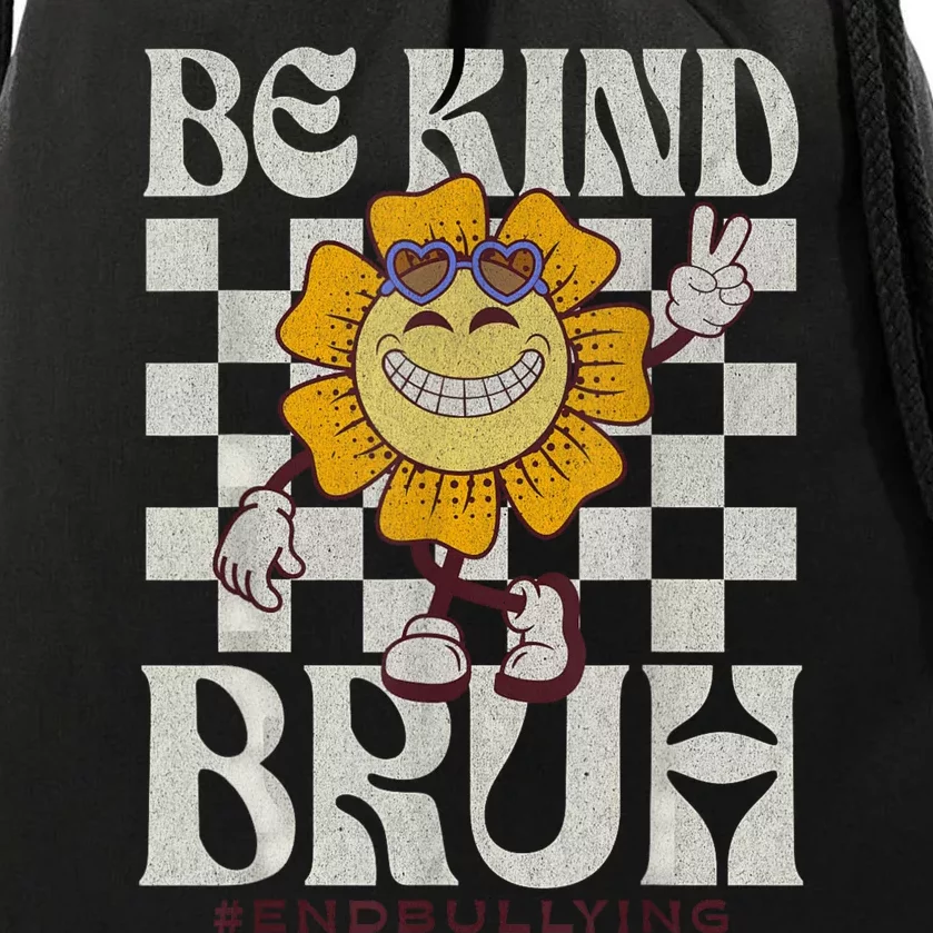 Be Kind Unity Day Orange Anti Bullying For Teachers Drawstring Bag